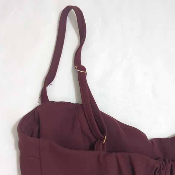 Free People Probably Should Bodycon Dress, Color Brown/Purple Size XS-TP - Picture 13 of 13